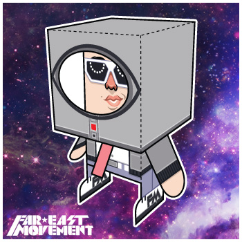 Far East Movement Paper Foldables papercraft paper toy